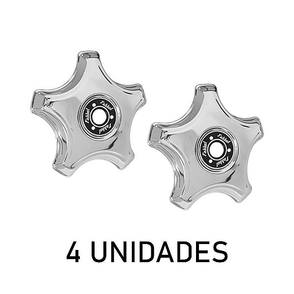 Calota Hélice 5 Pontas para Rodoar Aro 16/17,5 - 4 Unidades