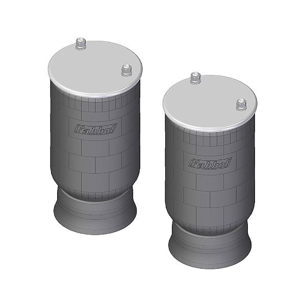 Kit Fole Pneumático Suspensão Eixo Randon Tas Trailer - 2 Un