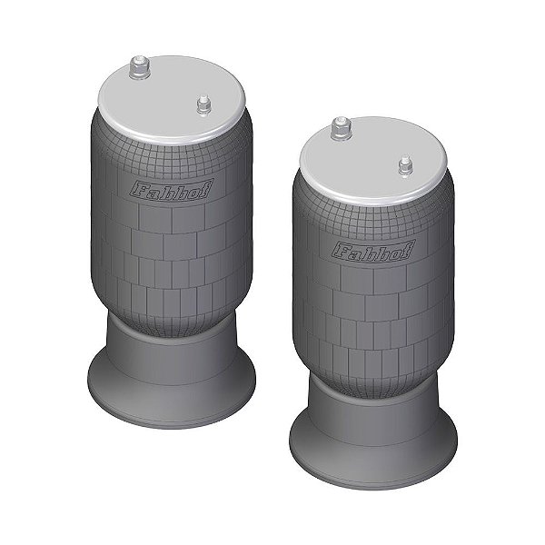 Kit Fole Pneumático Suspensão Eixo Carreta Randon 2 Un