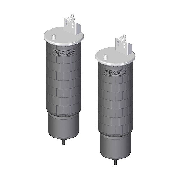 Bolsa Pneumática Susp Eixo Volvo FH 2006 2007 c Base - 2 Un