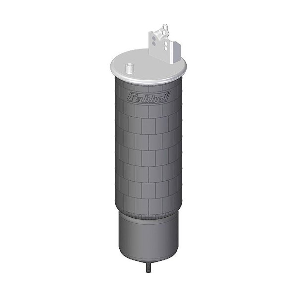 Bolsa Pneumática Suspensão Eixo Volvo FH 2010 2011 c Base