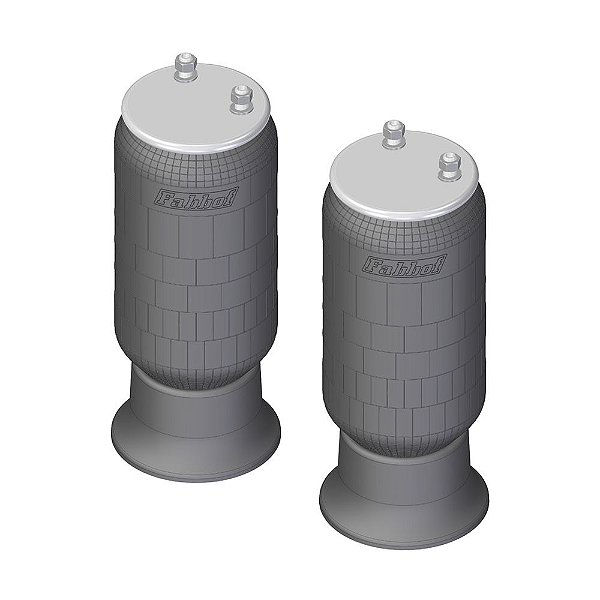 Kit Fole Pneumático Suspensão Eixo Facchini c Base - 2 Un