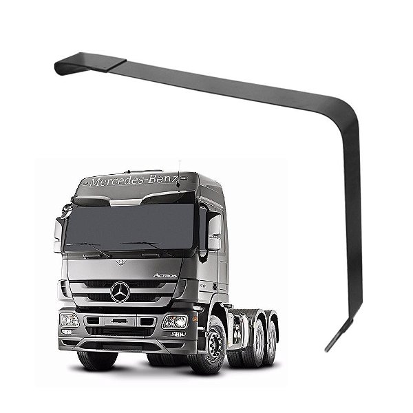 Cinta Tanque Combustível Retangular Actros 550 Lts LD Inox
