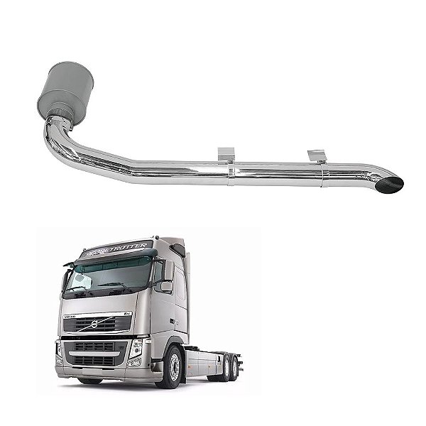 Kit Escapamento Volvo Fh 2015/2017 5 Le Com Silencioso