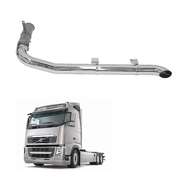 Kit Escapamento Volvo Fh 2015/2017 5 Le Sem Silencioso
