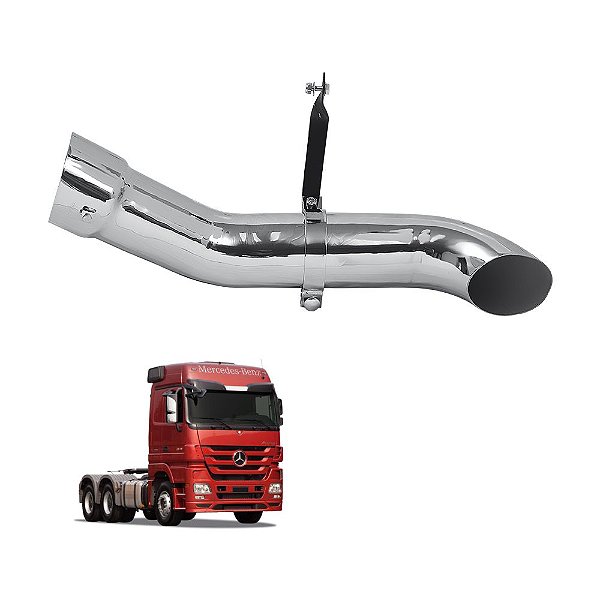 Kit Escapamento Mb Actros Até 2011 Curto 5 Le Completo