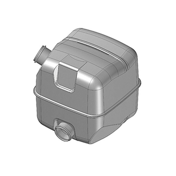 Catalisador Scania SC T/R Série 4 Com Miolo E Lã De Vidro