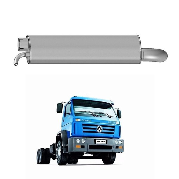 Silencioso Escapamento Volkswagen 24.220/24.250 Original