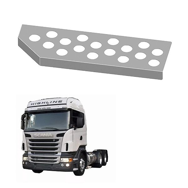 Acabamento Degrau Escada Caixa Bateria Scania Streamline Le