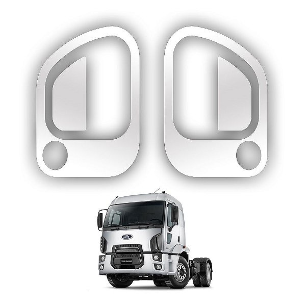 Acabamento Inox Maçaneta Cargo 2012 Em Diante Ford