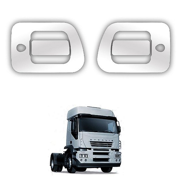 Acabamento Inox Maçaneta Stralis Iveco