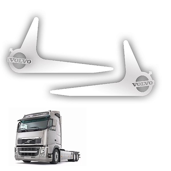 Acabamento Inox Maçaneta Volvo Fh 2010 Até 2014