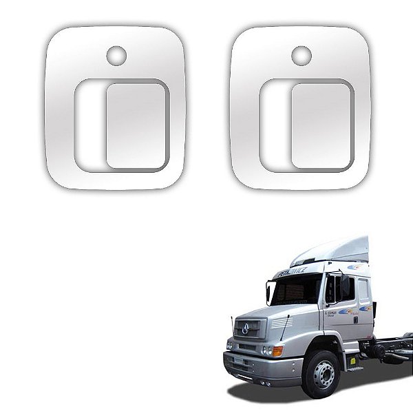 Acabamento Inox Maçaneta 1620 Mercedes Benz