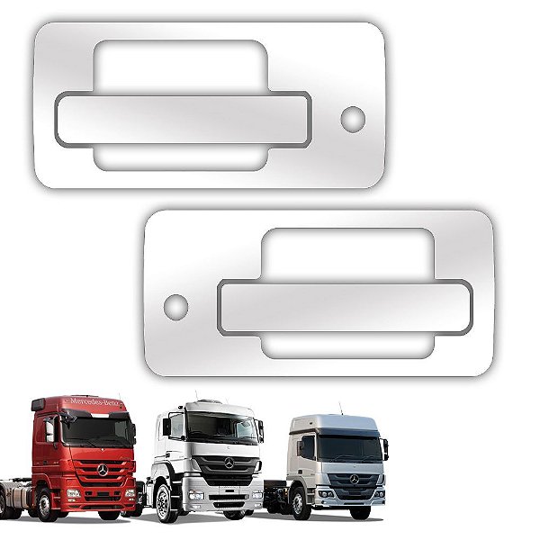 Acabamento Inox Maçaneta Actros/Axor/Atego Mercedes Benz