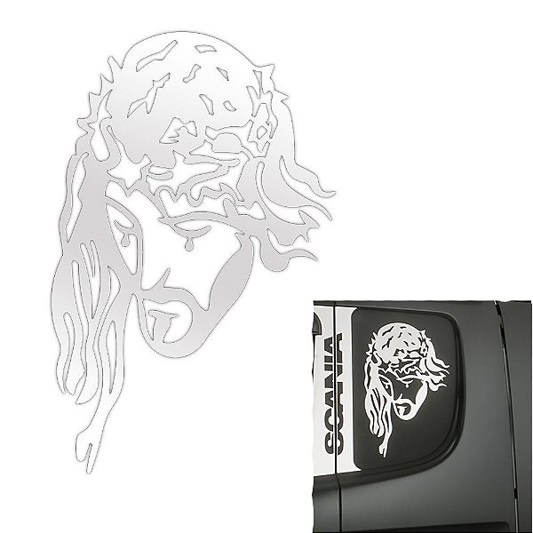 Acabamento Inox Cristo Lado Esquerdo
