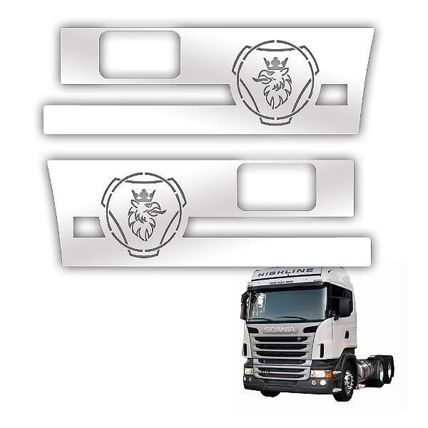 Acabamento Inox Estribo Sc P/G/R Highline 2008 A 2012