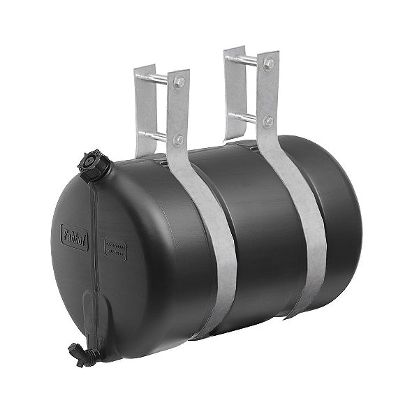 Barrica D'água Plástica 40 Litros Completa Preta