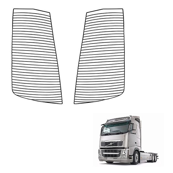 Protetor Farol Volvo Globetrotter Fh/Fm 2010/2014 Inteiro