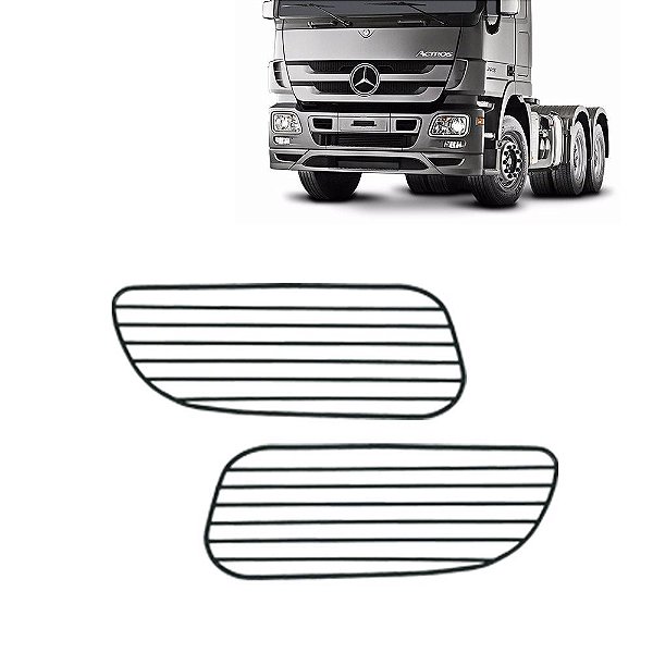 Protetor Farol Auxiliar Mb Actros Pintado