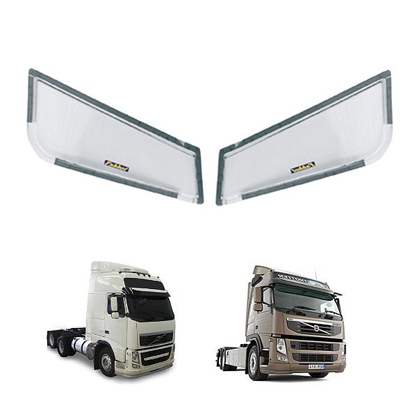 Protetor Farol Auxiliar Volvo Globetrotter Fh/Fm 2010/2014