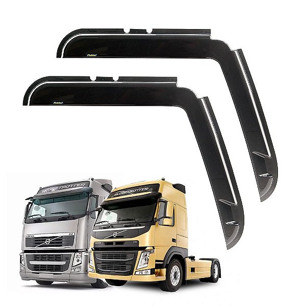 Calha De Chuva Volvo Fh 2010 Até 2014 Fm/Fmx 2010 Em Diante