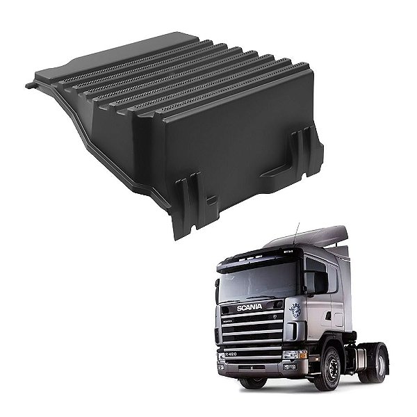 Tampa Caixa De Bateria Scania S4 Highline Até 2015 Plástico