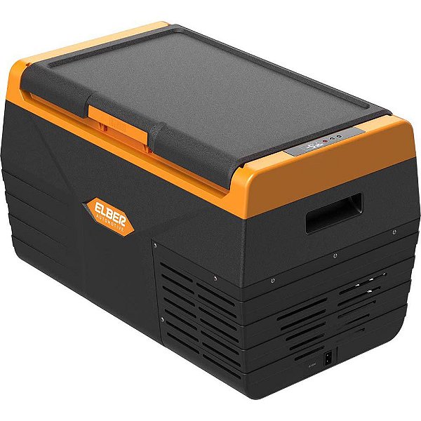 GELADEIRA P/ CAMINHAO ELBER BLACK 20L 12/24 Fonte 110/220V