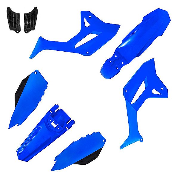 Kit Plástico R1DE CRF 250F 2018 2019 2020 2021 2022 - Azul