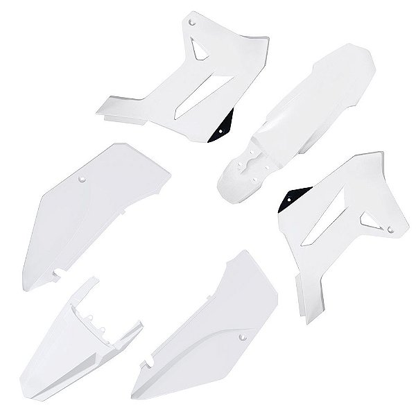 Kit Plástico R1DE XR 250 2018 2019 2020 2021 2022 - Branco