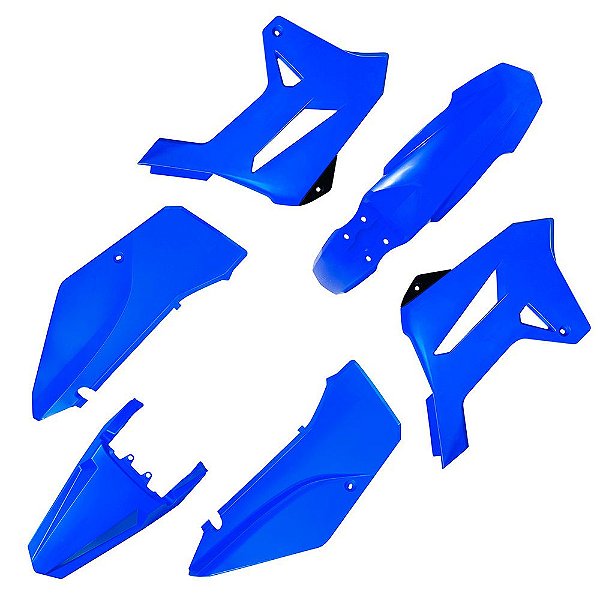 Kit Plástico R1DE XR 250 2008 2009 2010 2011 2012 - Azul
