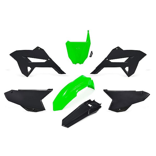 Kit Plástico R1DE CRF 230 2016 2017 2018 2019 -- Verde OEM