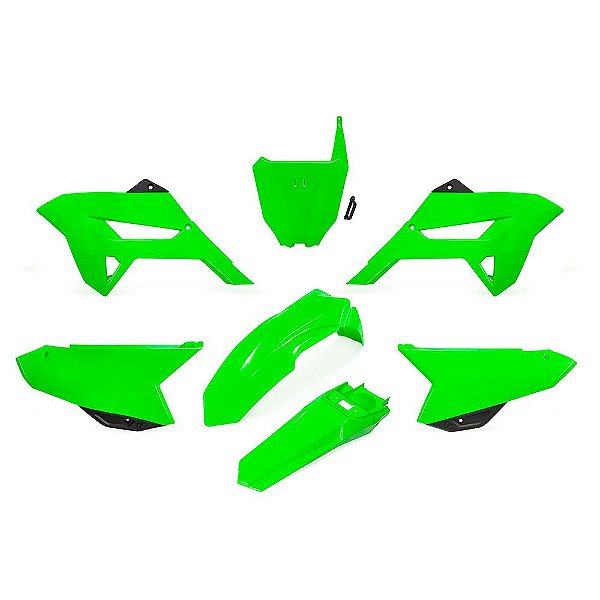 Kit Plástico R1DE CRF 230 2016 2017 2018 2019 - Verde OEM
