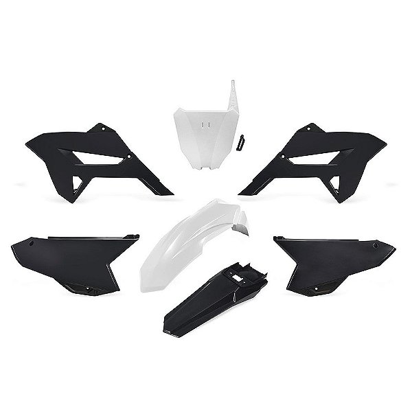 Kit Plástico R1DE CRF 230 2018 2019 2020 2021 2022-Branco