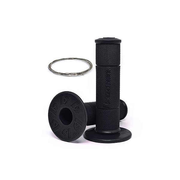 Par Manopla Diamond Grip (C/ Arame Inox) - Preto