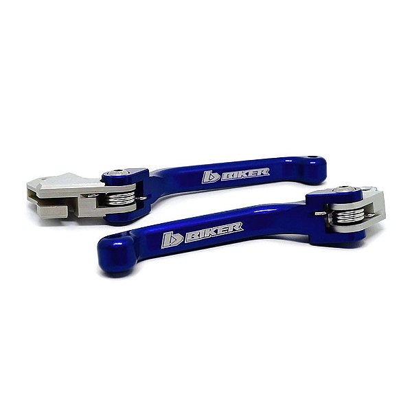 Kit Manete Retrátil KAWASAKI KXF 450 2008 2009 2010 - Azul