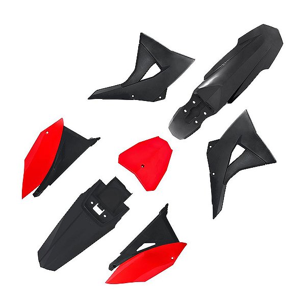 Kit Plástico NEXT CRF 230 2008 2009 2010 2011 2012--Preto