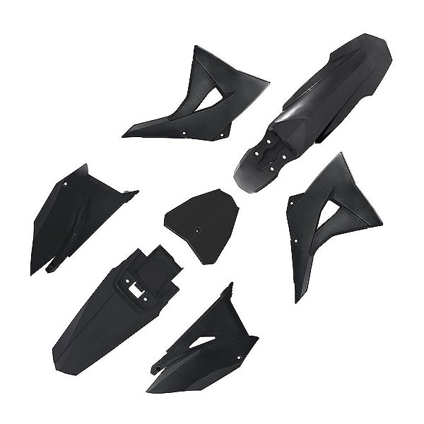 Kit Plástico NEXT CRF 230 2013 2014 2015 2016 2017 Preto
