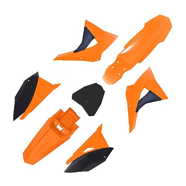 Kit Plástico NEXT CRF 230 2020 2021 2022 Laranja OEM