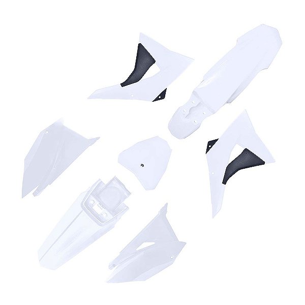 Kit Plástico NEXT CRF 230 2008 2009 2010 2011 2012 - Branco