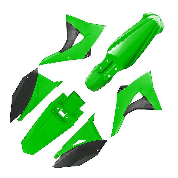 Kit Plástico EL1TE CRF 230 2020 2021 2022 Verde OEM