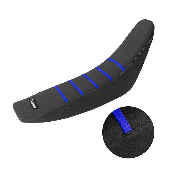 Capa Banco Gripper WRF 450 2018 2019 2020 2021 Preto/Azul