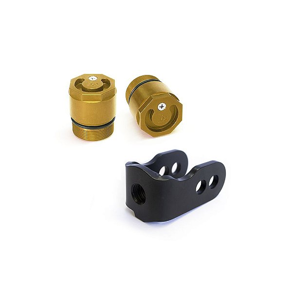 Alongador Dianteiro e Traseiro CRF 230 Dourado