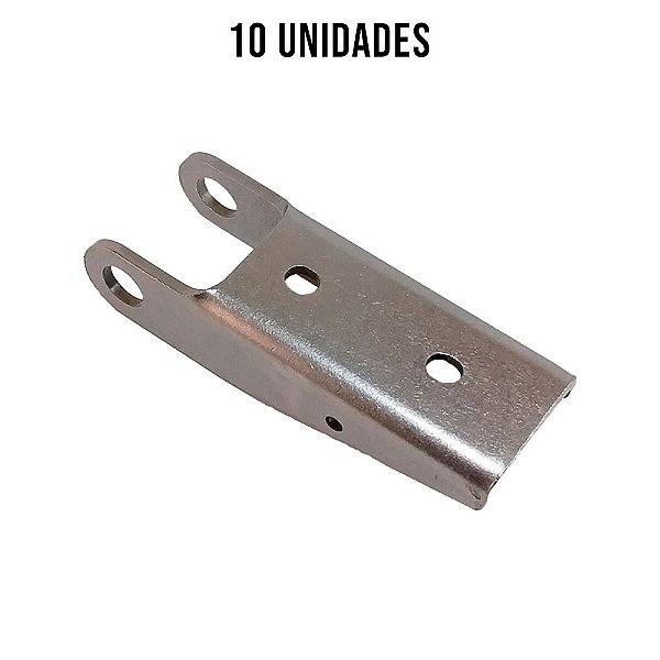 Dobradiça Tombador Inferior 150mm Carreta Guerra Bruta -10un