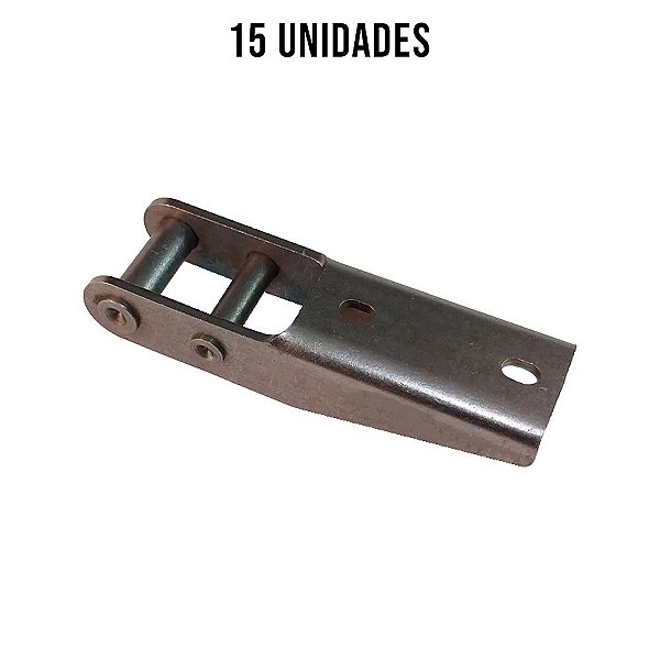 Dobradiça 178mm Tampa Carreta Guerra Bruta - 15un
