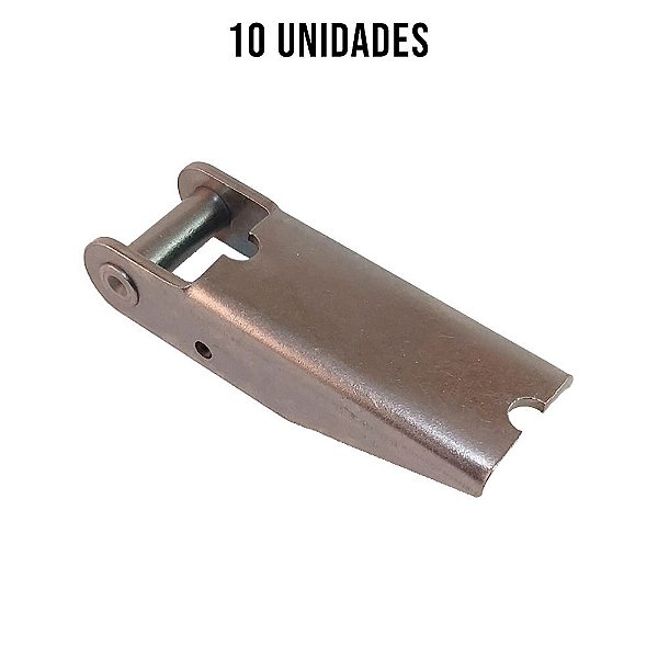 Dobradiça Tombador Sup. 155mm Polida Brasilis Randon-10un
