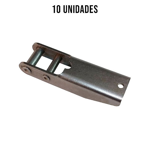 Dobradiça 178mm Polida Tampa Brasilis Carreta Randon - 10un