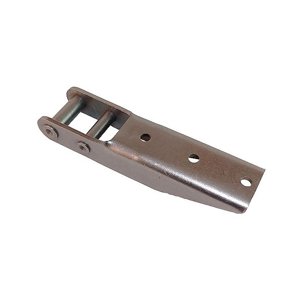 Dobradiça 209mm Polida Para Tampa Carreta Antiga Randon