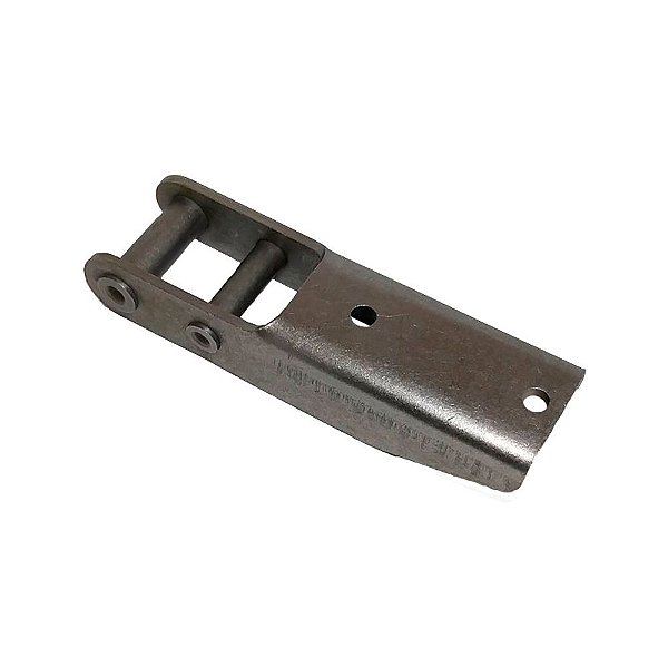 Dobradiça 178mm Polida Para Tampa Carreta Randon