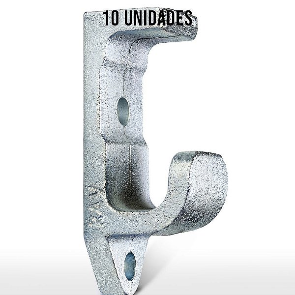 Engate G Zincado Branco - 10un