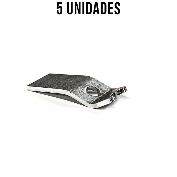 Aranha Do Asoalho Carreta Guerra Zincado Branco - 5un